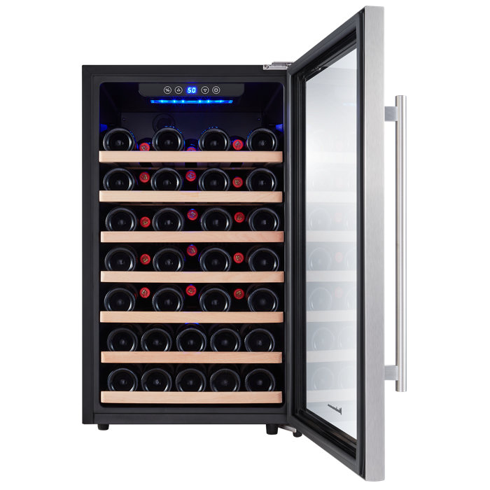 Kalamera Freestanding Refrigeration 19.3'' 50 Bottle Single Zone